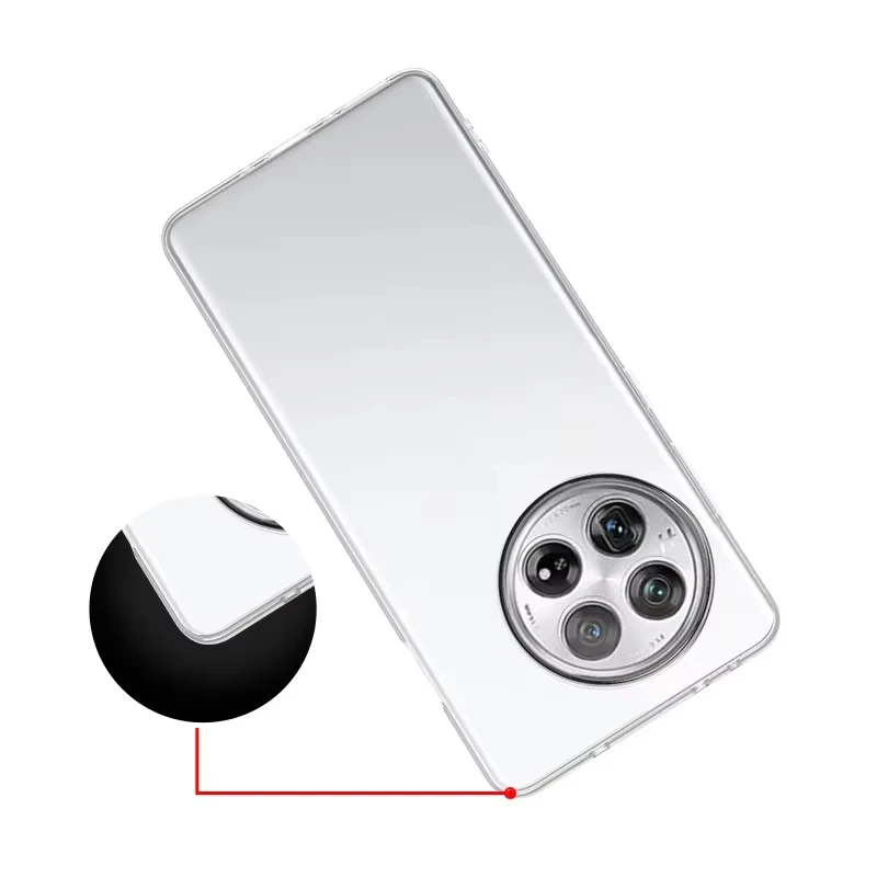 Transparent TPU Phone Case - Sleek and Durable Back Cover