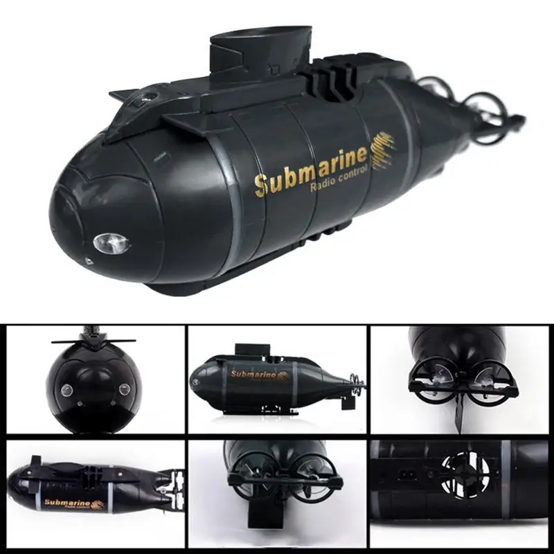 Mini RC Submarine Speed Boat Wireless Remote Control Electric Boat Waterproof Diving Toy Simulation Model Gift For Kids Boy Girl 2