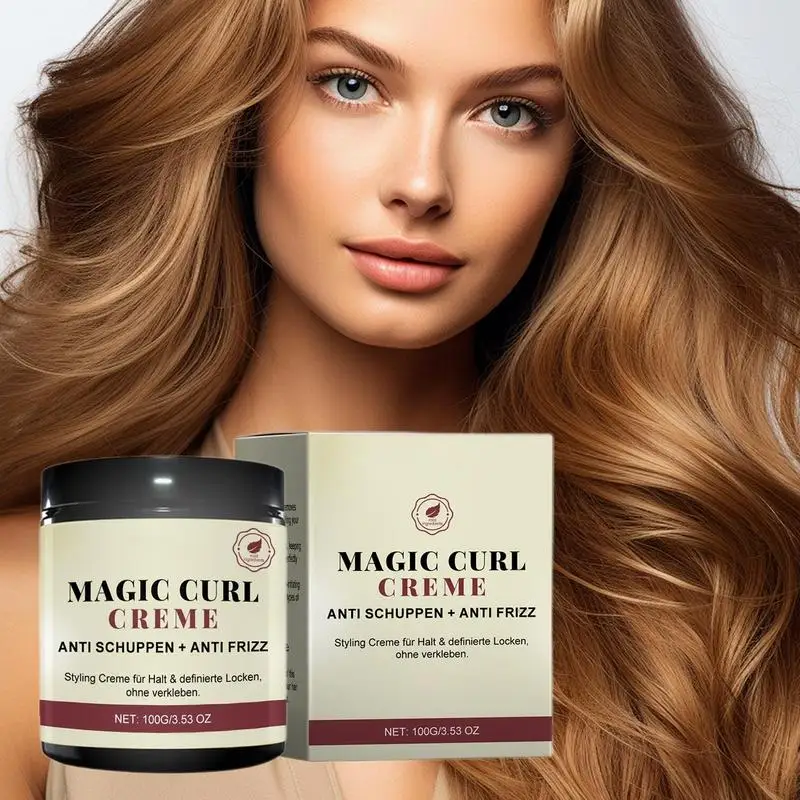 Style Curling Cream Defining Hair Cream Touchable Moisturizing Definer Curl Defining For Adults Friends Beautician