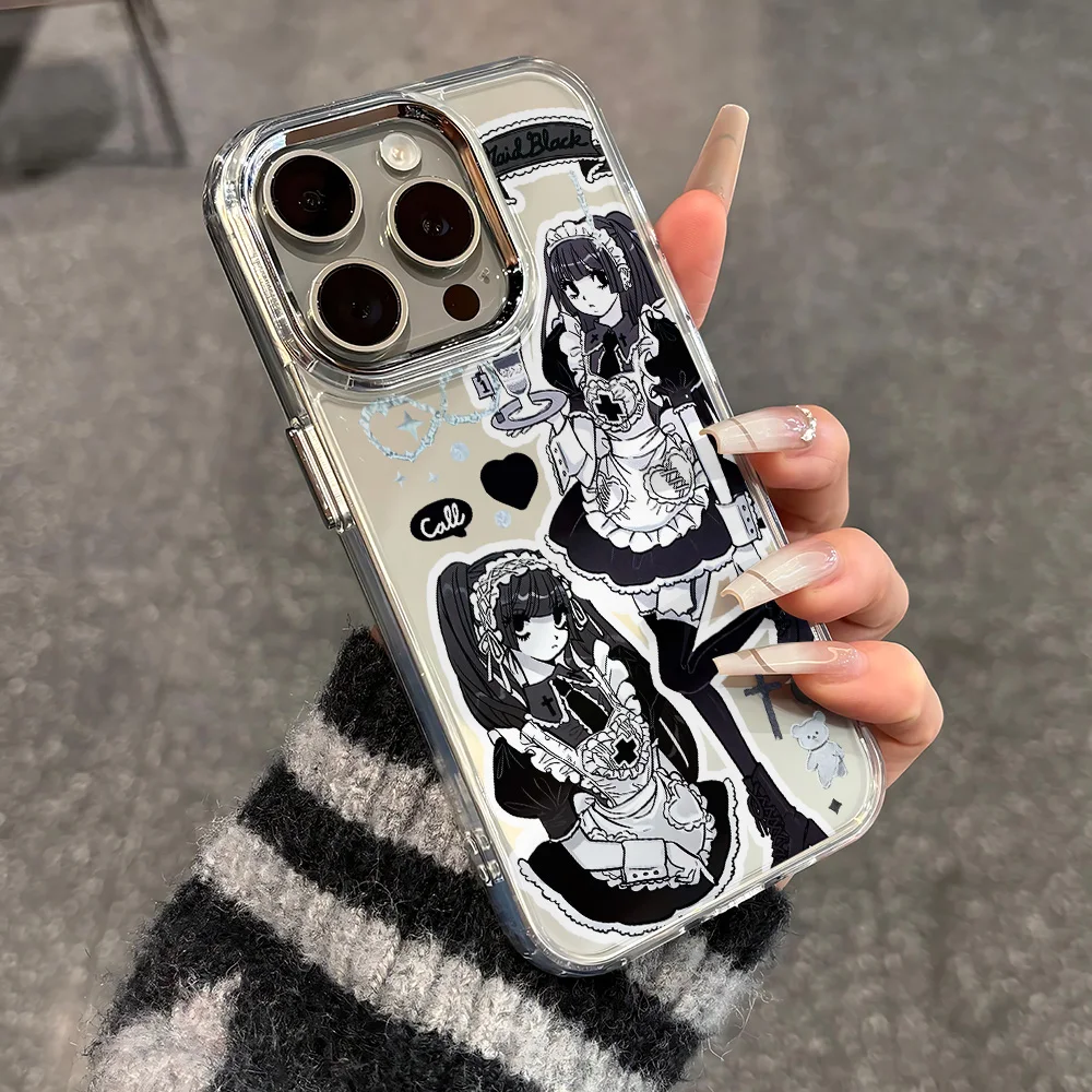 Japanese Cute Anime Maid Soft Phone Case - Hot Design Protective Cover