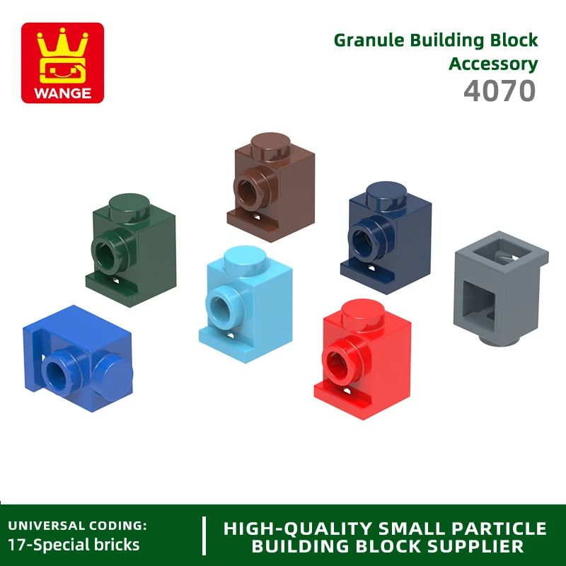 

20 Pcs/lot NO.4070 1x1 with Headlight Building Blocks Moc Color Accessories Compatible with lego Brick DIY Spare Parts Toy Gift