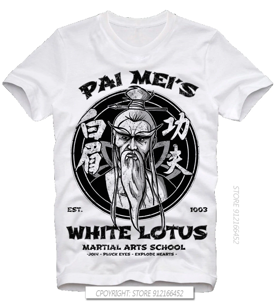 Magliette 3D Di Design In Cotone Camicie Pai Mei White Lotus Kill Bill Hattori Hanzo Tarantino Magliette Aderenti Vintage Retrò