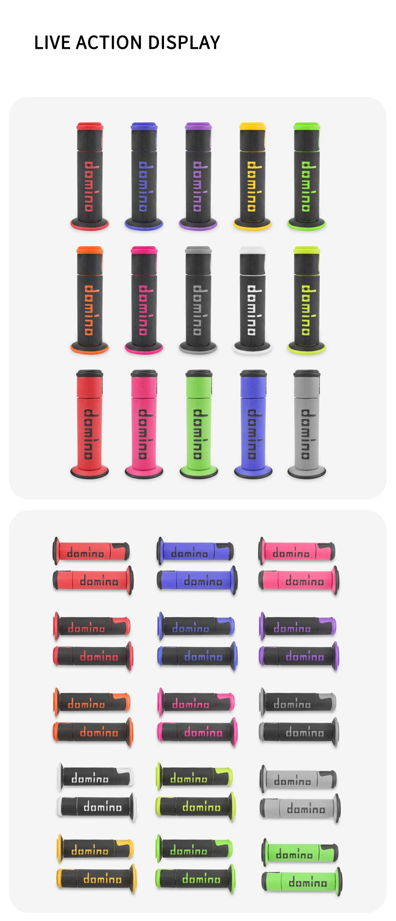 Moottoripyörän geelillä varustettujen kahvojen asennuksen esittely