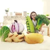 Creative Simulation Vegetable Pillow Cushion Vegetable Plush Dolls Ginger Potato Broccoli Cabbage Pea Pepper Cushion 3