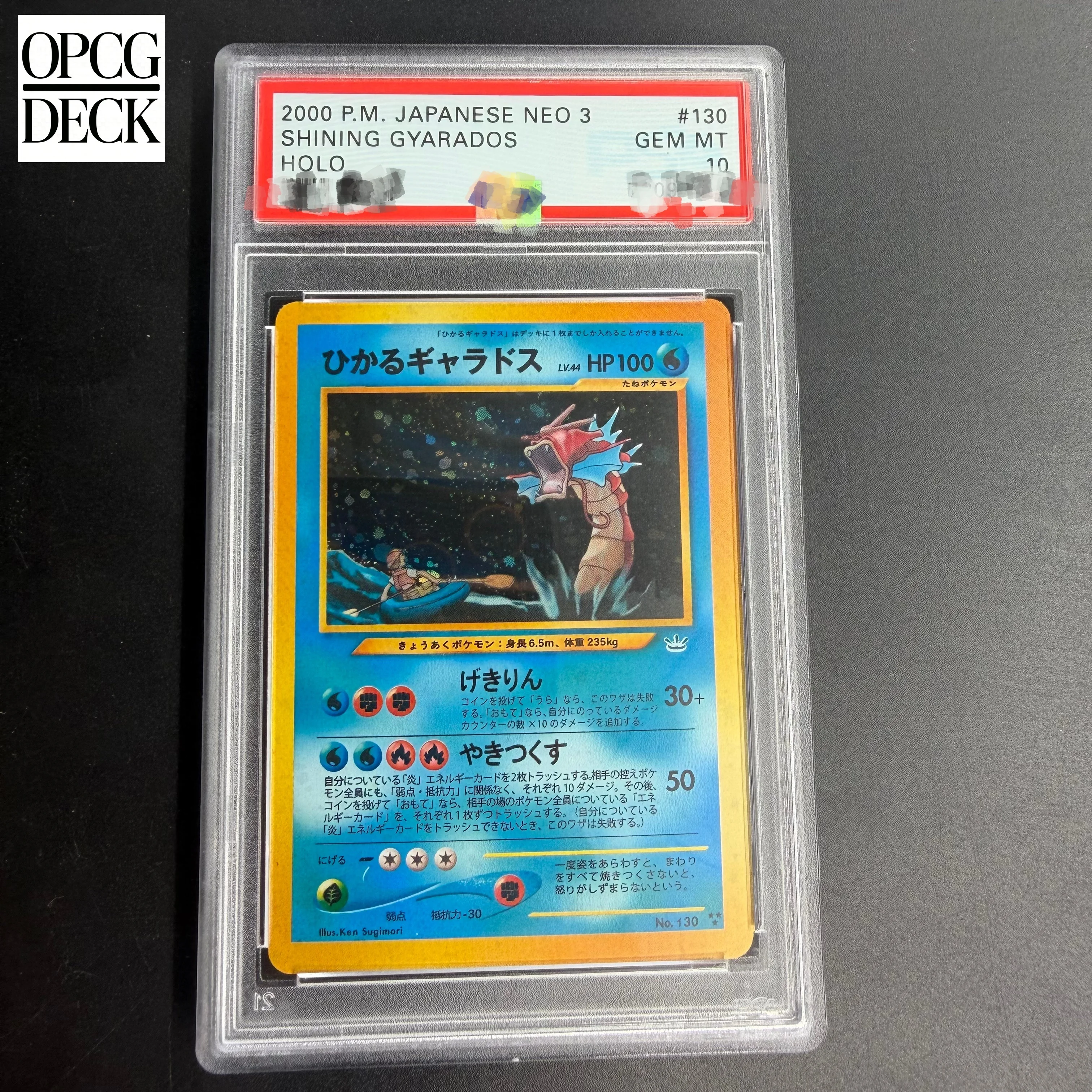 DIY 등급 카드 2000 JAPANESE NEO 3 SHINING GYARAD..