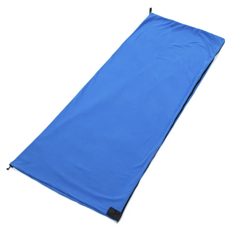 PortableUltralightPolarFleeceSleepingBagOutdoorCampingTentBedTravelWarmSleepingBag