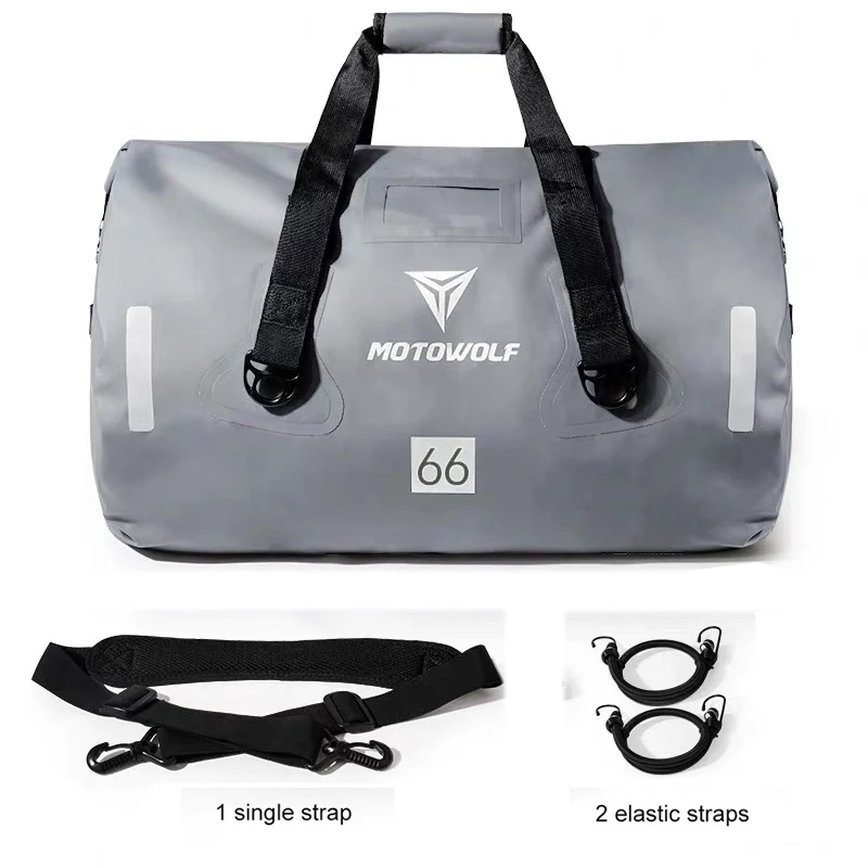 

Motorcycle Waterproof Tail Bags Back Seat Bags Travel Bag Large Capacity Dry Luggage Bag for Honda Dax Magna 250 750 Vf750 110Cc