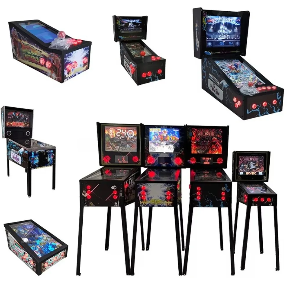 Mini Real Pinball Machine Kids Mini Pinball Virtual Pinball Tabletop Virtual Pinball Machine Full ...