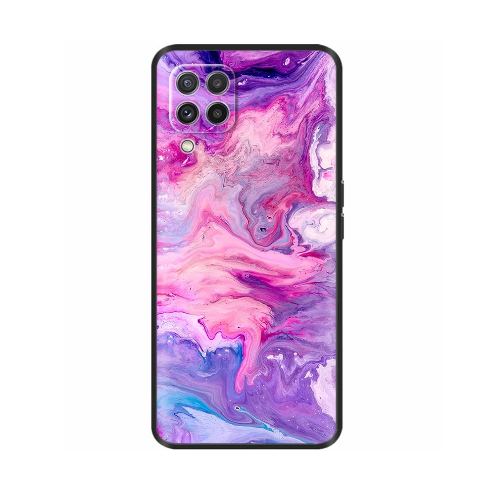 Floral Painted Silicone Protective Case - Elegant Bumper Cover
