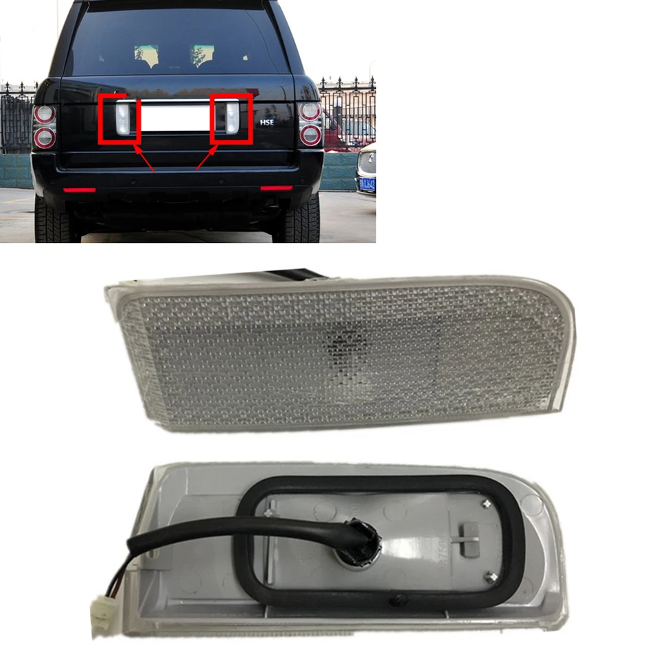 ROVCE – Feux De Recul Pour Pare-chocs Arrière, Lampe De Plaque D'immatriculation Pour Range Rover Vogue 2002 – 2010 L322, Accessoires De Voiture