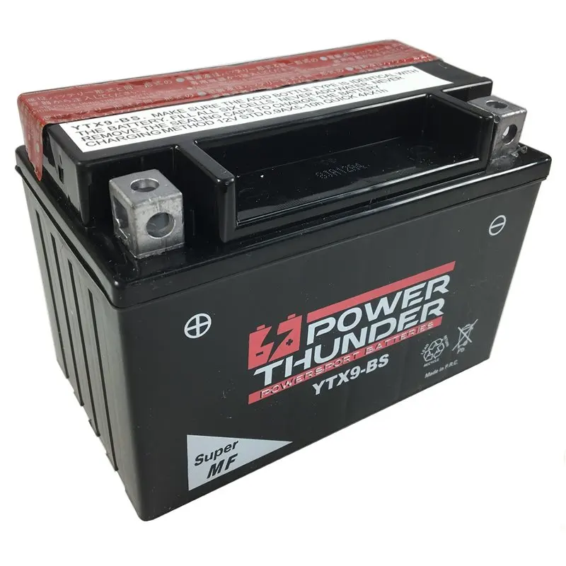Potenza Della Batteria Thunder Ytx9-Bs 12V 8Ah Moto Batteria Volt