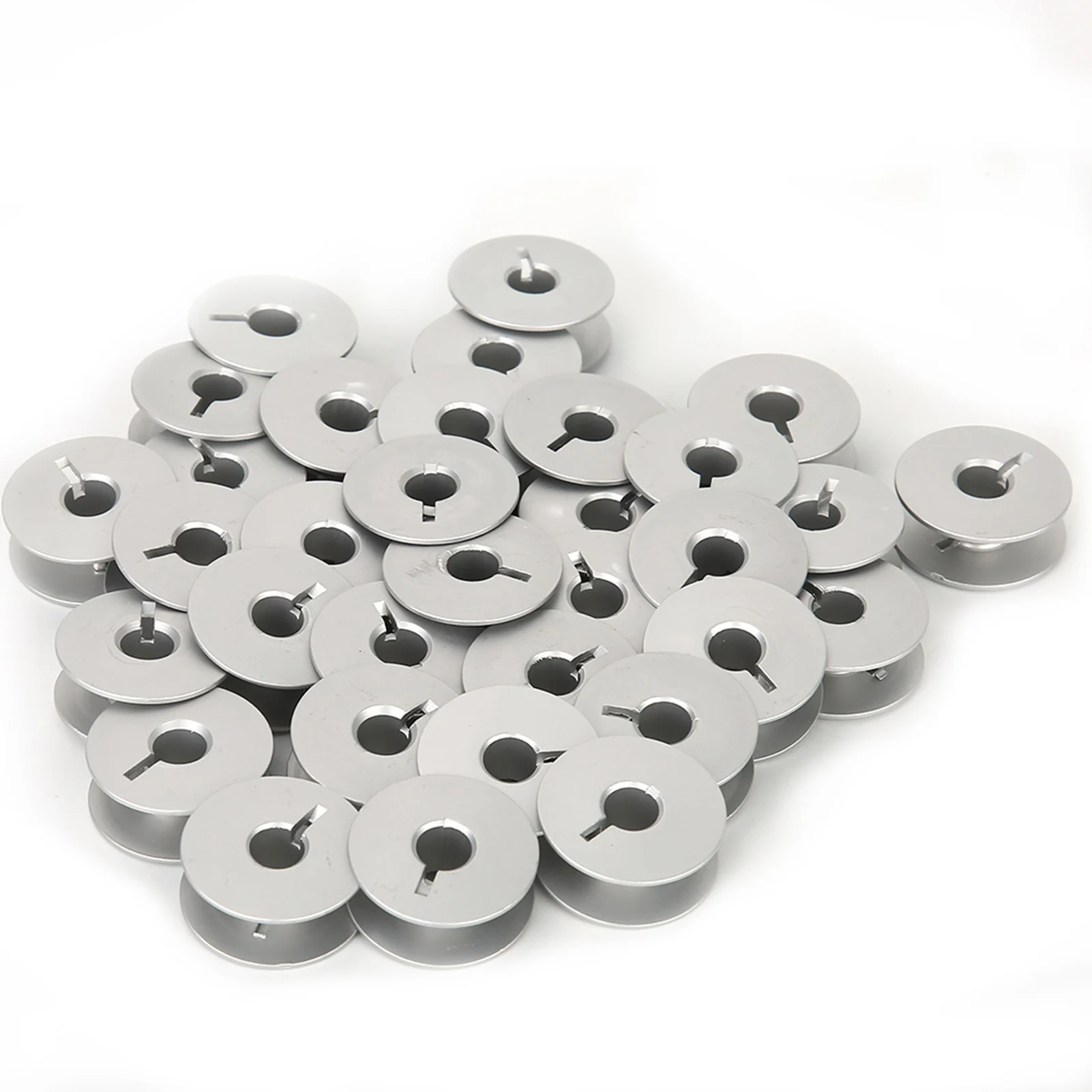 Description Picture 2 of item55623A Aluminum Bobbins Slotted for Industrial Sewing Machine Parts Bobbin Sewing Machine Parts Sewing Machine Bobbin