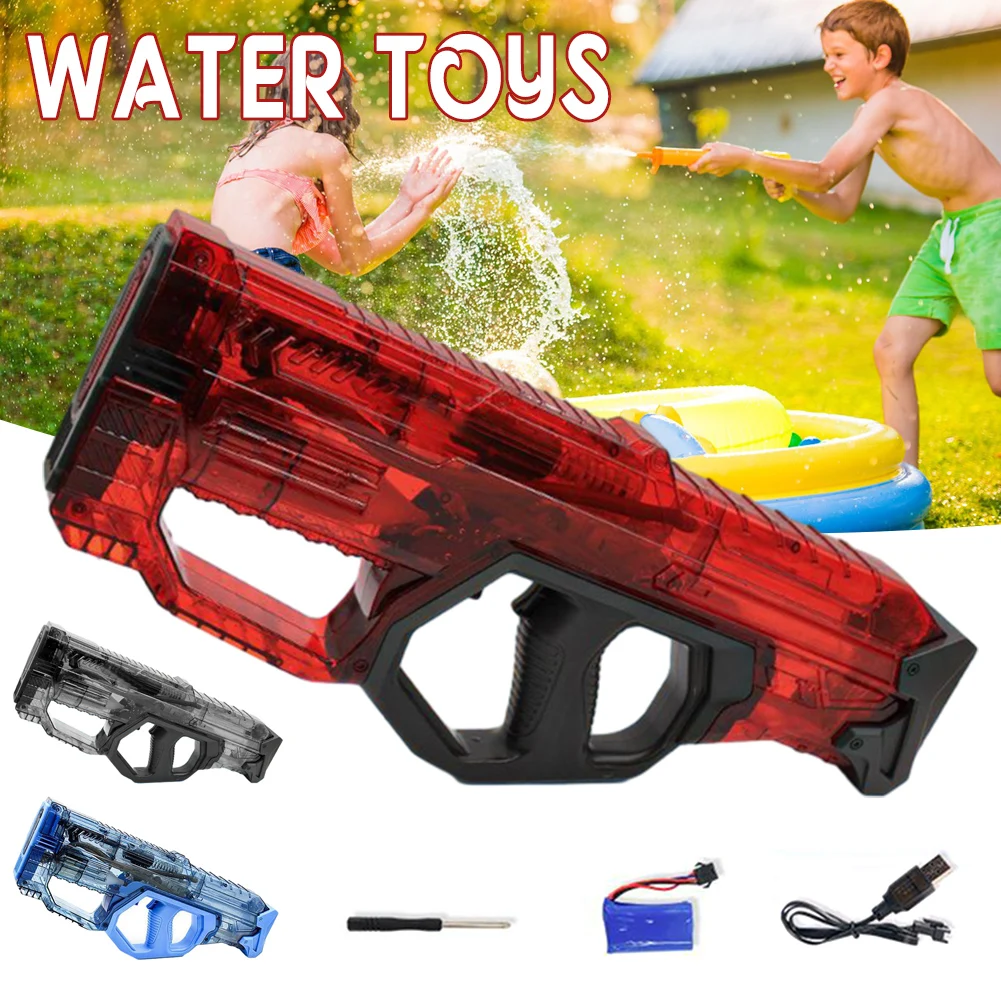 

Portable Electric Water Suction Water Squirts Toy Summer Strongest Water Fight Toys For Pool Outdoor Beach