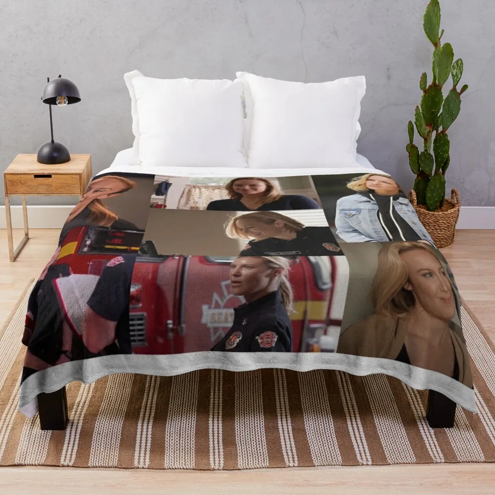 

Maya Bishop Large Collage Designed for Blankets Throw Blanket WarmBlanket Luxury Thicken Blanket Sofa Blankets