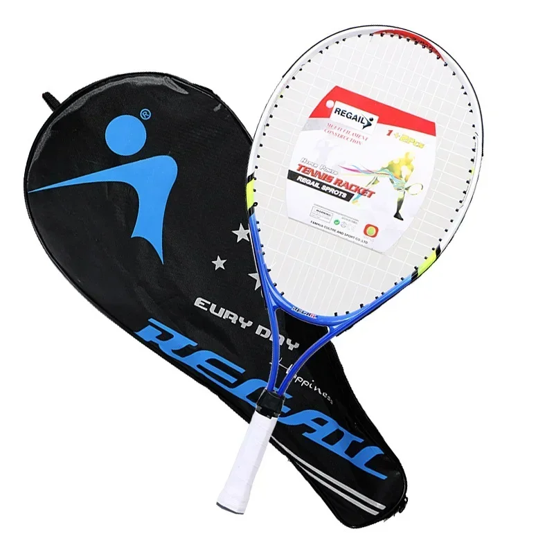 23 Inch Aluminum Alloy Tennis Racket for Teenagers Children's Training 1pcs