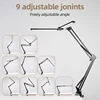 Clip LED Desk Lamps Dimmable Reading Double Head Table Lamp Monitor light USB Table Lamp for Office Study Working Folding Lights 4