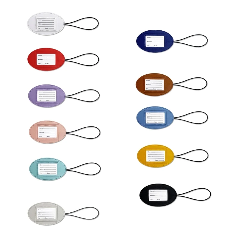 

Adjustable Elastic Luggage Card Holder with PU Material Easy to Identify and Prevent Loss