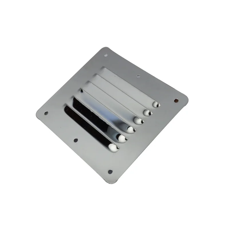 Boat Marine Vent Louvers 316 Stainless Steel Square Louvered Air Vent