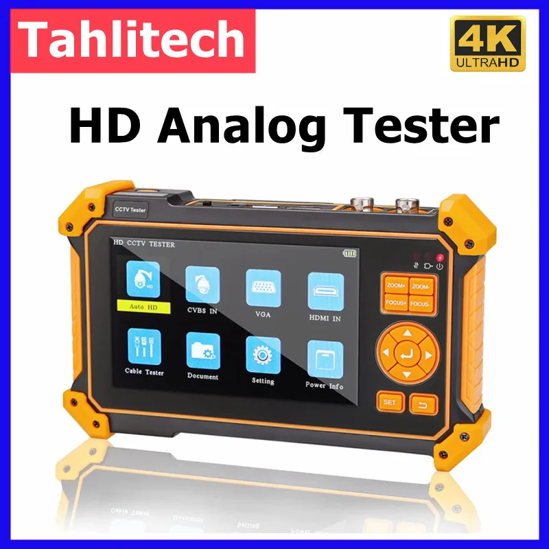 3200C CCTV Tester HD Coaxial 4K 8MP ADH VGA HDMI SDI Camera Tester with Cable Tracer 5 inch TFT-LCD Screen Monitor Camera Teste 8mp wrist 4 0 ip camera cctv tester monitor 4 coaxial hd 4k h 265 wifi hotspot ptz control cable cvi tvi ahd cvbs camera tester