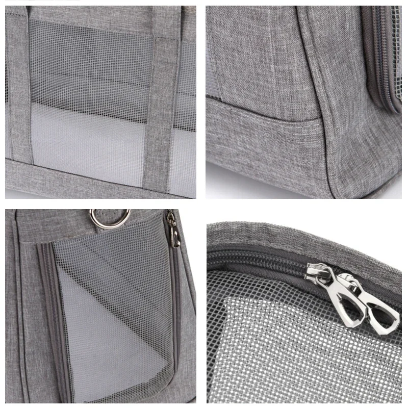 Breathable Pet Dog Carrier Bag Portable Puppy Mesh Bag Backpack Outgoing Travel Pets Carrier Handbag for Small Dogs Cats