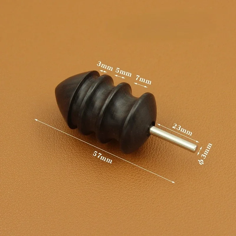 Leather Edge Electric Polishing Machine Bit Leather Craft Tools Sandalwood Head Leather Burnisher DIY Leather Grinding Tool