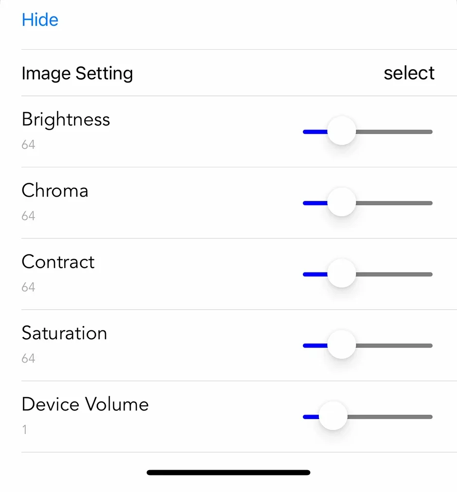 Adjustable camera angle in use