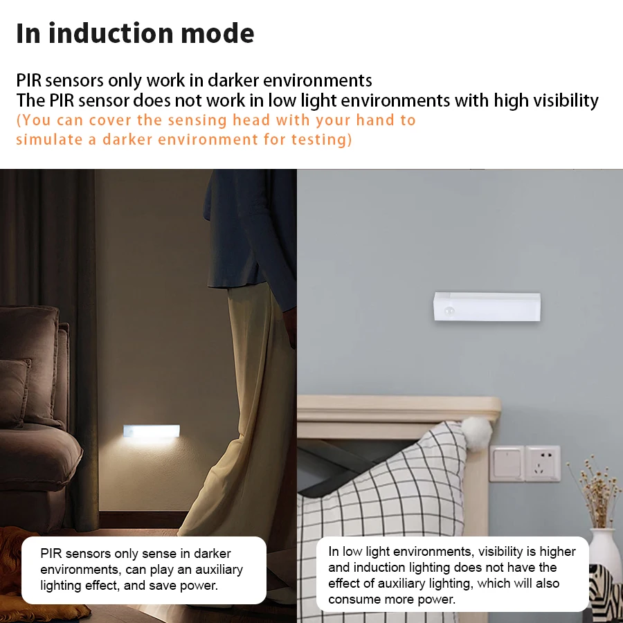 LED Motion Sensor Light Wireless  - 01
