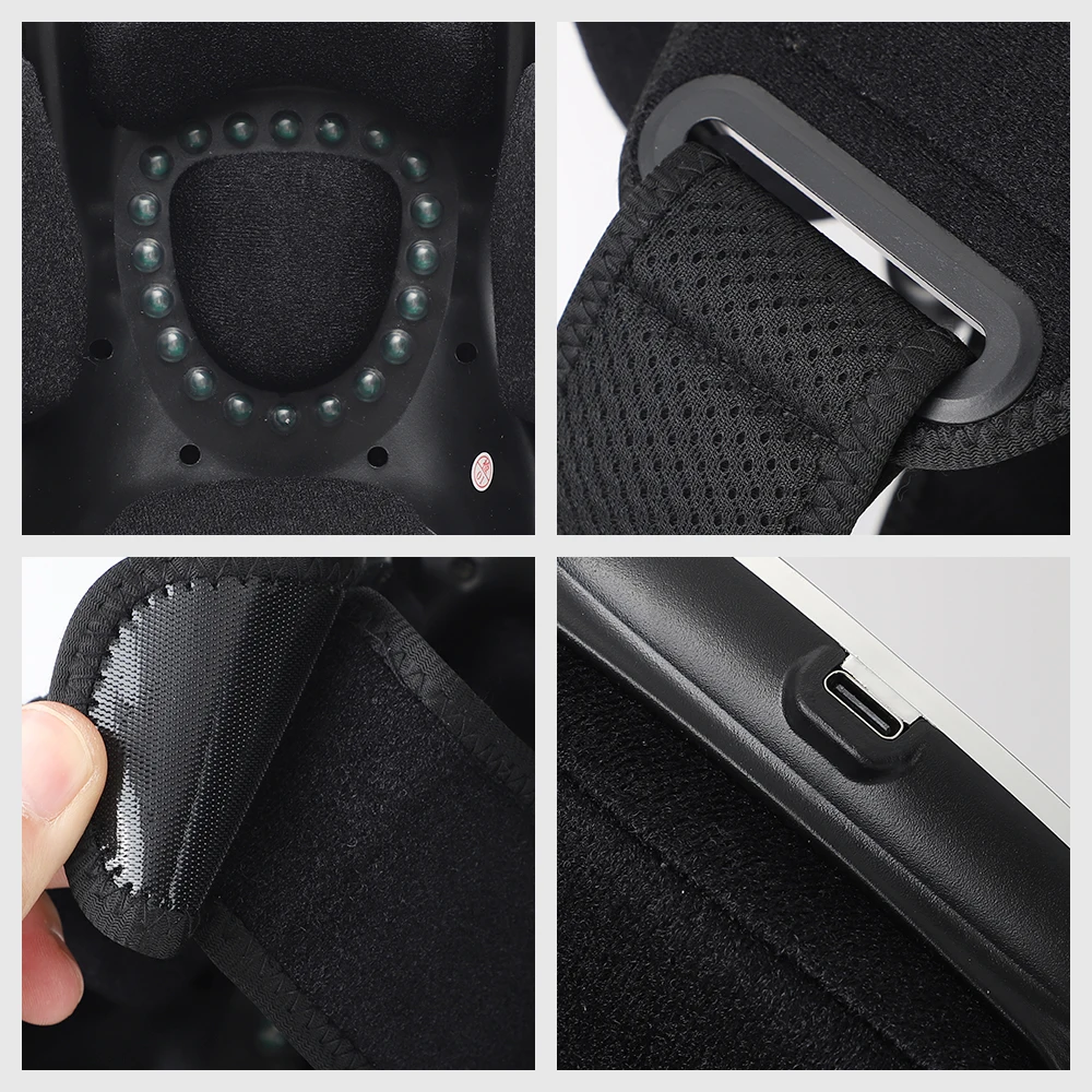 Smart Hot Compress Rela Knie Cap Treasure Laser Infrarot Ellenbogen Schulter Massager Lindern Gelenkschmerzen Steifheit_voghion.com