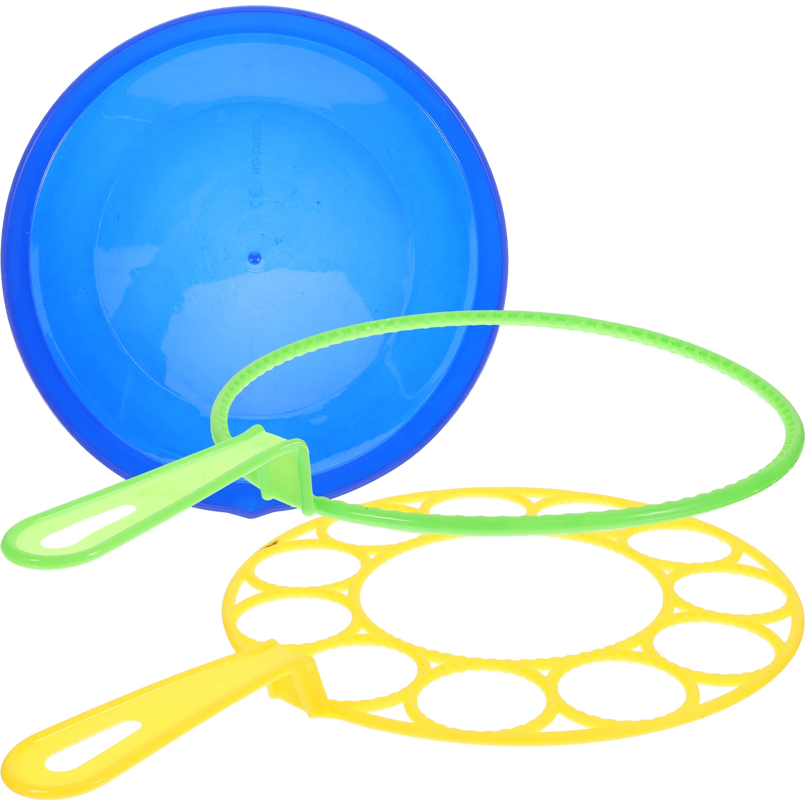 

Bubble Blower Toys Bubbles Maker with Tray Kids Stick Blowing Tool Abs Plastic Wands Child