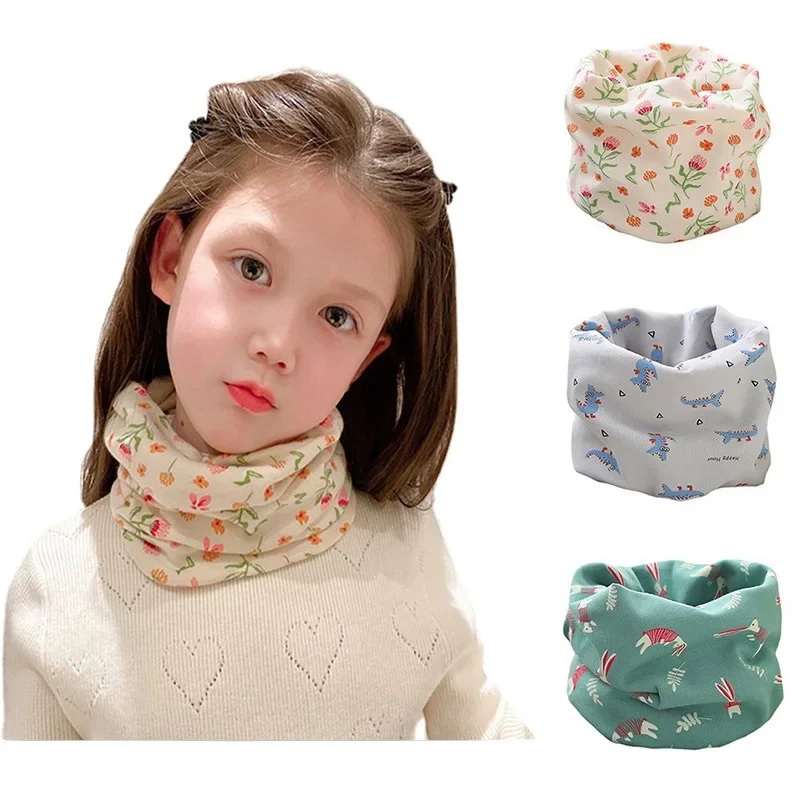 New Fashion Kids Scarf Autumn Winter Baby Scarf Boys Girls Infant Scarves Children's Cotton Warm O Ring Magic Neckerchief