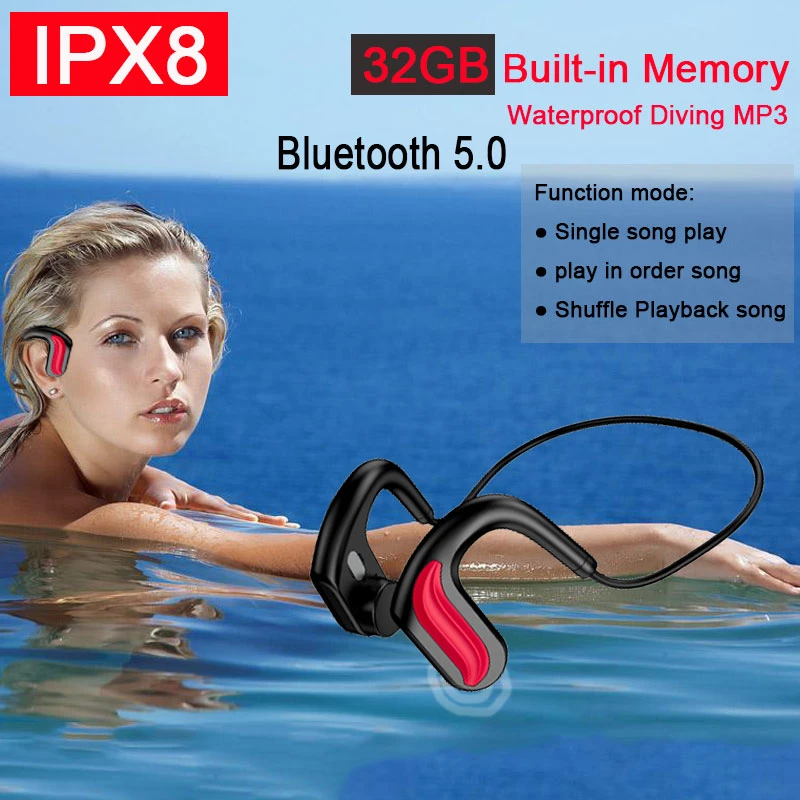 2022 neue IPX8 Wasserdichte MP3 Musik Player 32GB Gebaut in Memory Schwimmen  Tauchen Kopfhörer Knochen Leitung Kopfhörer sport/out MP3|MP3-Player| -  AliExpress