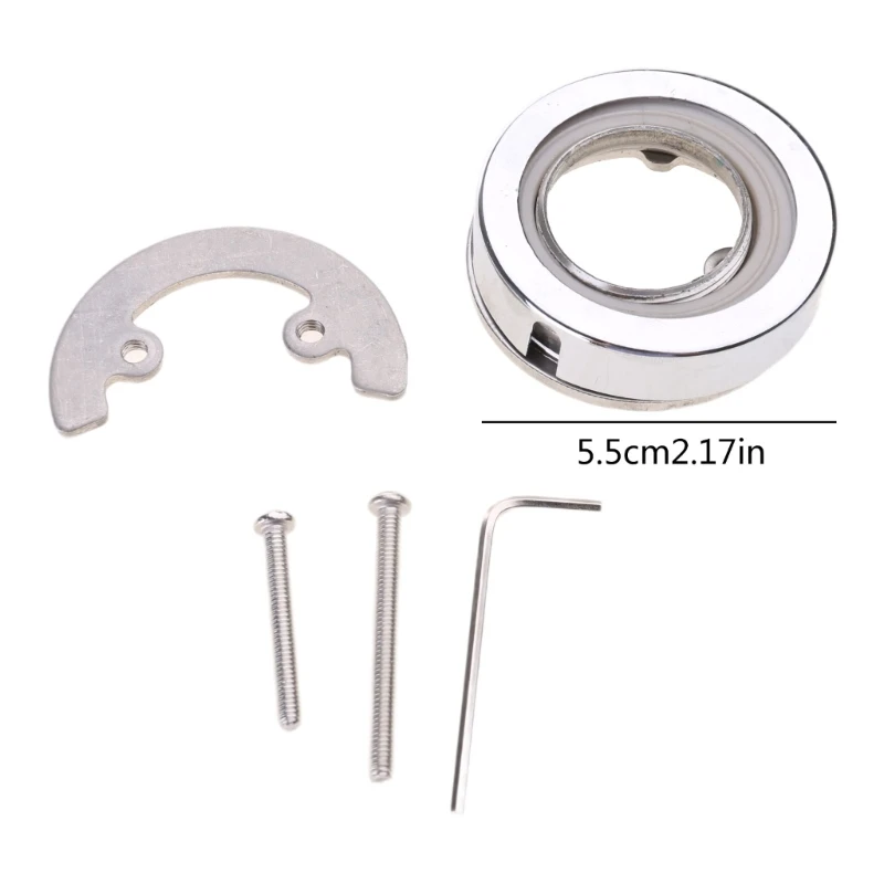 Copper-Kitchen Sink Cold Hot Faucet Accessories Base Fixed Screw Nut Water Tap Pipe Connector For Bathroom Hardware
