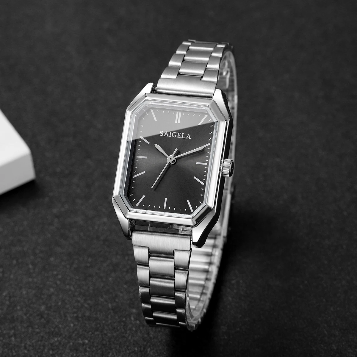 2pcs/set Women's Business Watch New Small Fragrant Style Women's Luxury Simple Dial Quartz Watch Combination Set Box Not Include