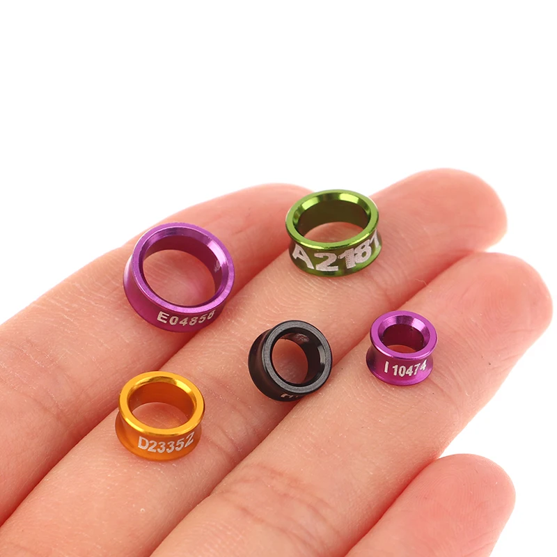 Title 9, 10Pcs Aluminum Parrot Leg Rings Pigeon Foot Rin...