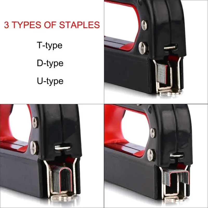 3 In 1 Nail Gun DIY Furniture Construction Stapler Upholstery Staple Gun With 600 Staples Home Decor Carpentry Tools 3
