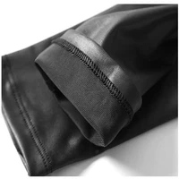 Faux PU Leather Children Kids Girls Leggings Thin Skinny Baby Slim Legging for Spring Autumn Long Pants 5