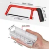Mini Adjustable Junior Hacksaw, Portable Hack Saw with 3pcs hacksaw blades hoe garden tools ferramentas manuais profissional 5