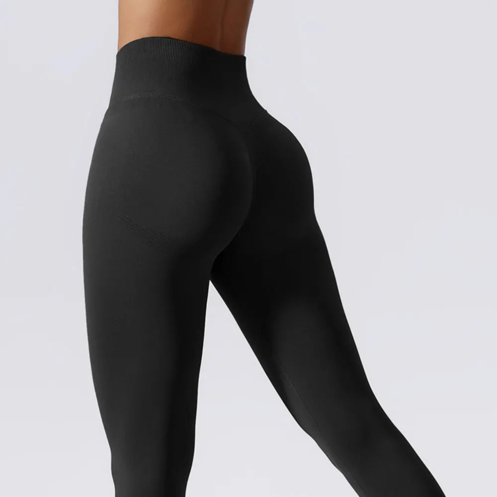 EliteFlex Leggings Mallas Push Up Deporte Mujer Burdeos