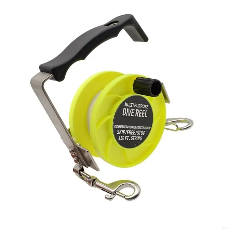 Leichte Unterwasserspule mit BCD-Aufsätzen Universal-Tauchschnurrolle aus Edelstahl für die Erkundung der Tiefenmeere 69HD – Detail 6