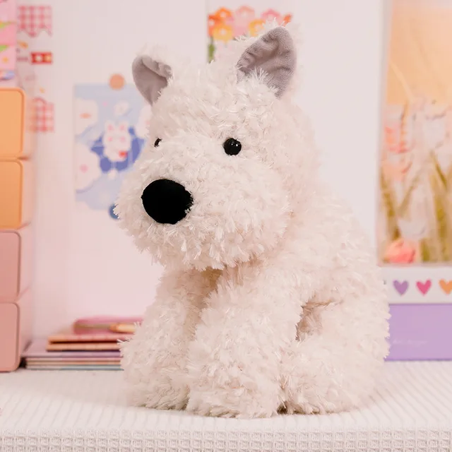 20/30/40cm West Highland Puppy Plush Toy Simulation Cute Cartoon Dog Doll Catch Doll New Gift Doll Pillow Children's Day Gift