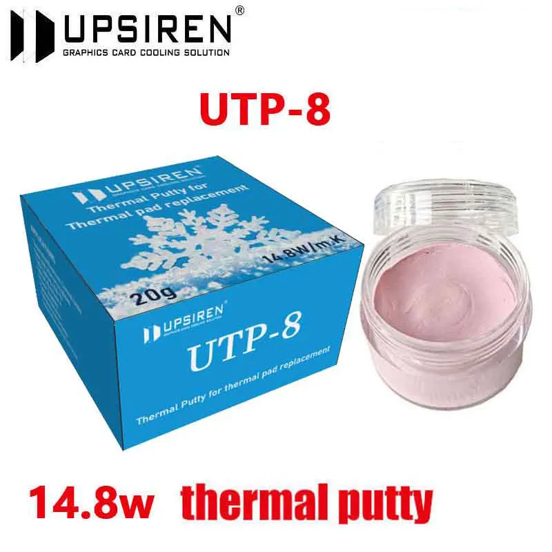 

UPSIREN Thermal Putty UTP8 для графического процессора VGA GPU IC, быстрое охлаждение