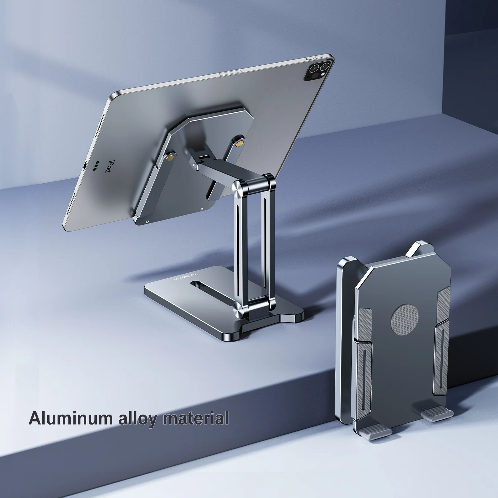 Oatsbasf Metall faltbarer Tablet-Ständer halter für iPhone Huawei Samsung  Xiaomi iPad verstellbare Multi-Winkel-Desktop-Telefon halterung