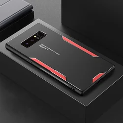 Premium Aluminum Alloy Back Cover - Scratch & Shock Resistant for Samsung Note 9 (Red Black)