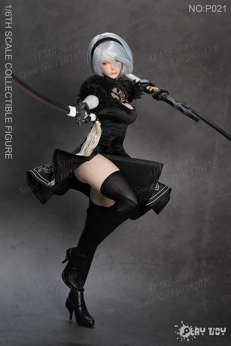PLAYTOY 1/6 2B ニーアオートマタ 眼球可動 アクションドール PLAYTOY 1/6 2B ニーアオートマタ 眼球可動 アクションドール