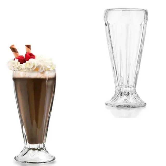 360ml 12oz Wholesale Cold Ice Cream Glass Cups Milk Shake Cocktail Glass Cup  Juice Glass Mug for Bar Glasses - China Glass Mug and Mugs price