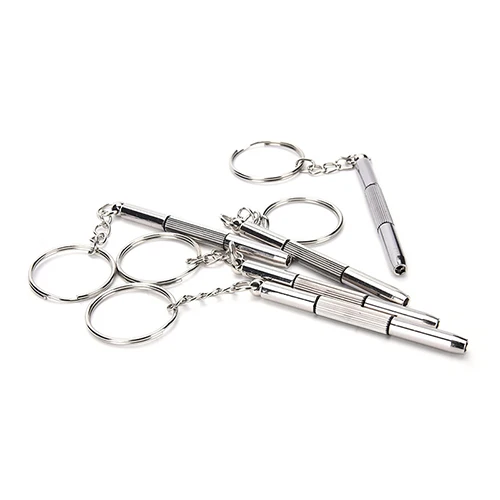 Mini Juego De Destornilladores 3 En 1 Tipo Llavero | Para Gafas, Relojes Y Móviles | Multitool WGS
