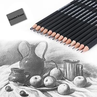 14Pcs/Set Drawing Sketch Pencils Set Wooden Professional Art Supplies HB 2B 6H 4H 2H 3B 4B 5B 6B 10B 12B 1B Painting Stationery 4