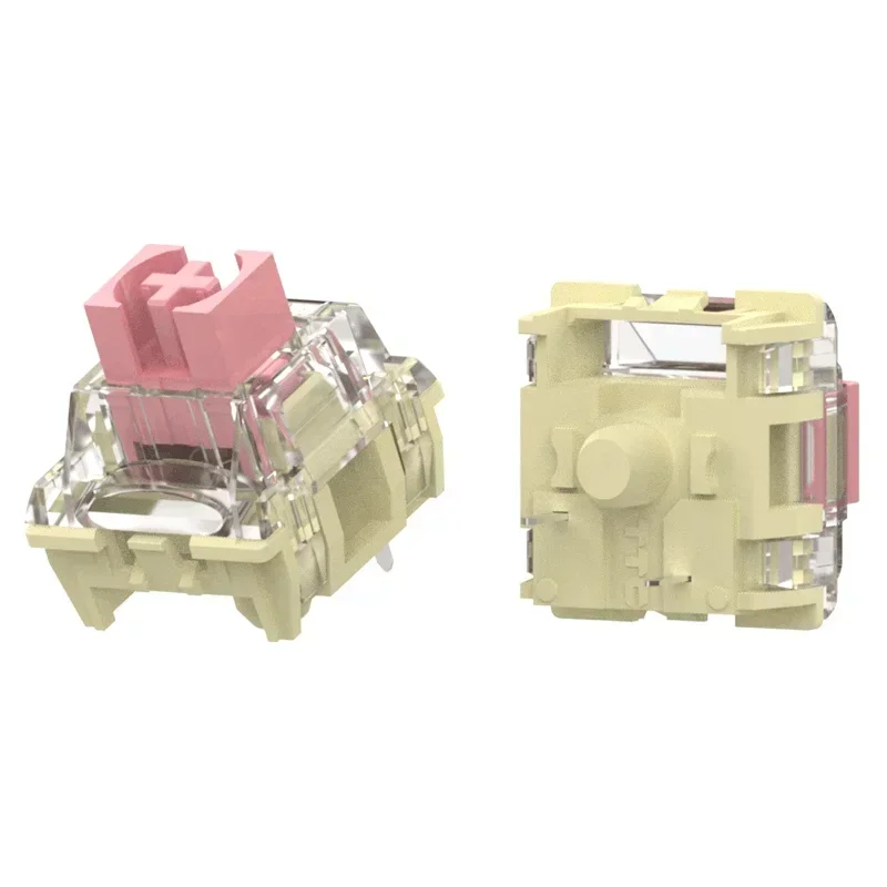 TTC Gold Pink V2 Switch 37g 3 Pin Linear Waterproof Dustproof Cover Mechanical Keyboard SMD Switch