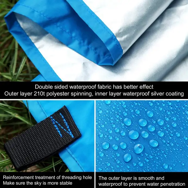 Napellenző Szuper Könnyű Nedvességálló Többfunkciós Gyakorlati Lombkorona Tarp Kültéri Napfényes Kempinghez - Image 4