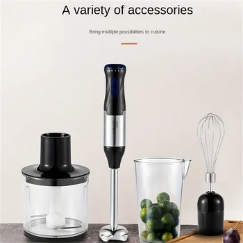 1000W 4-In-1 Handheld Blender Set,Immersion Blend,Including Multi-Function Stick,Whisk,Chopper And Beaker,For Food Processing 1